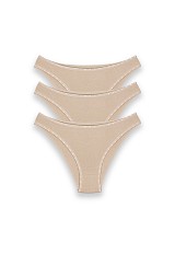 Βαμβακερό Κιλοτάκι Μπικίνι - Μπεζ